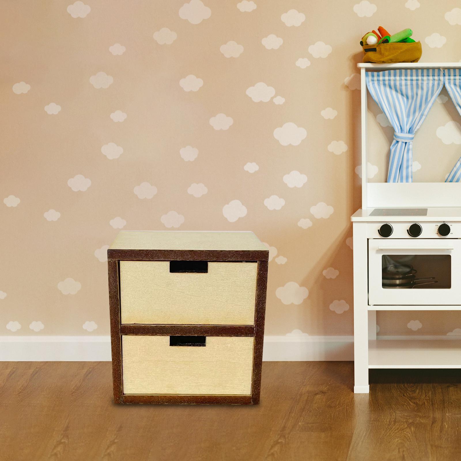 1:12 Scale Dollhouse Drawer Dollhouse Furniture Accessory for Children