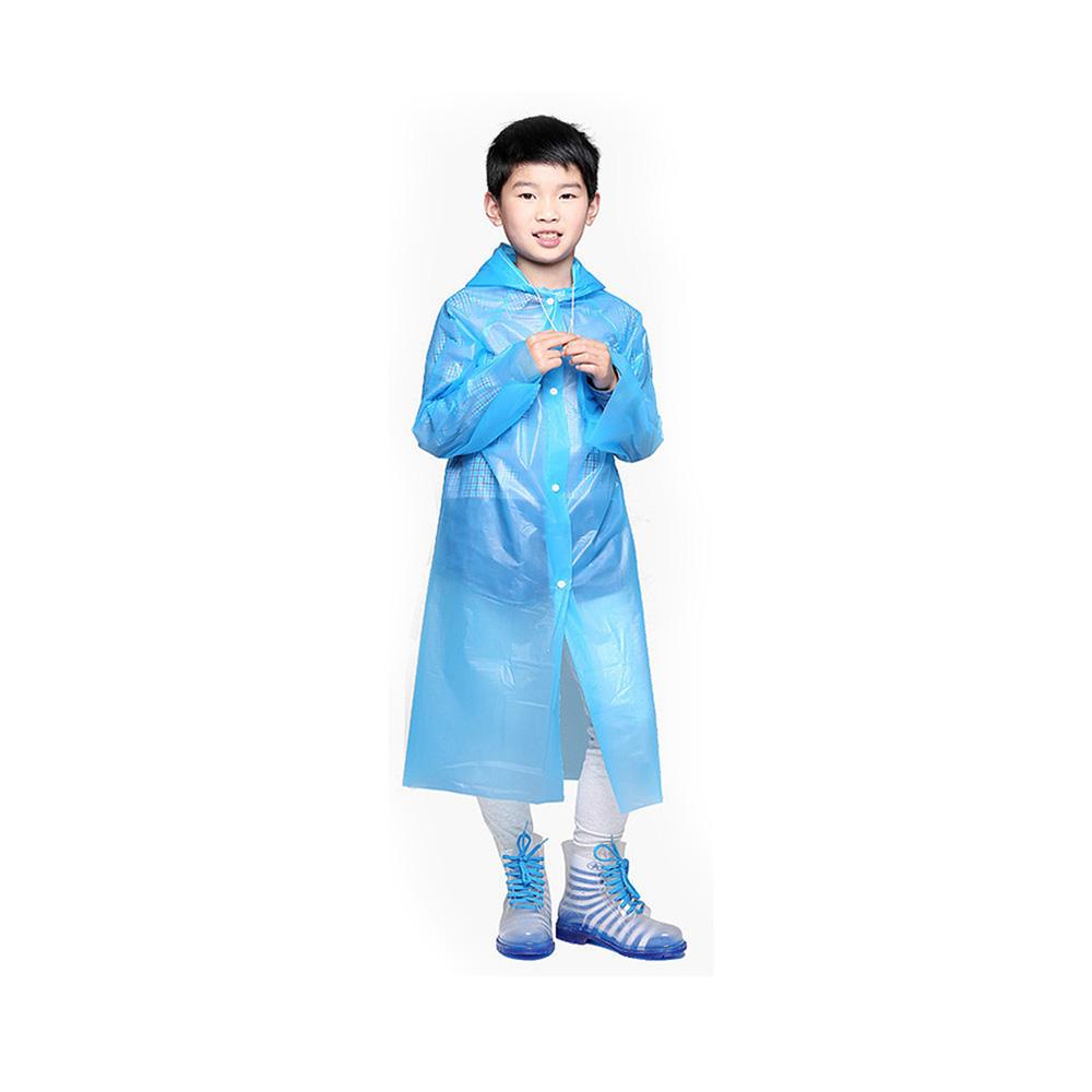 Áo Mưa Di Động Dùng Một Lần Chất Liệu Peva Thoáng Khí Cho Trẻ Em