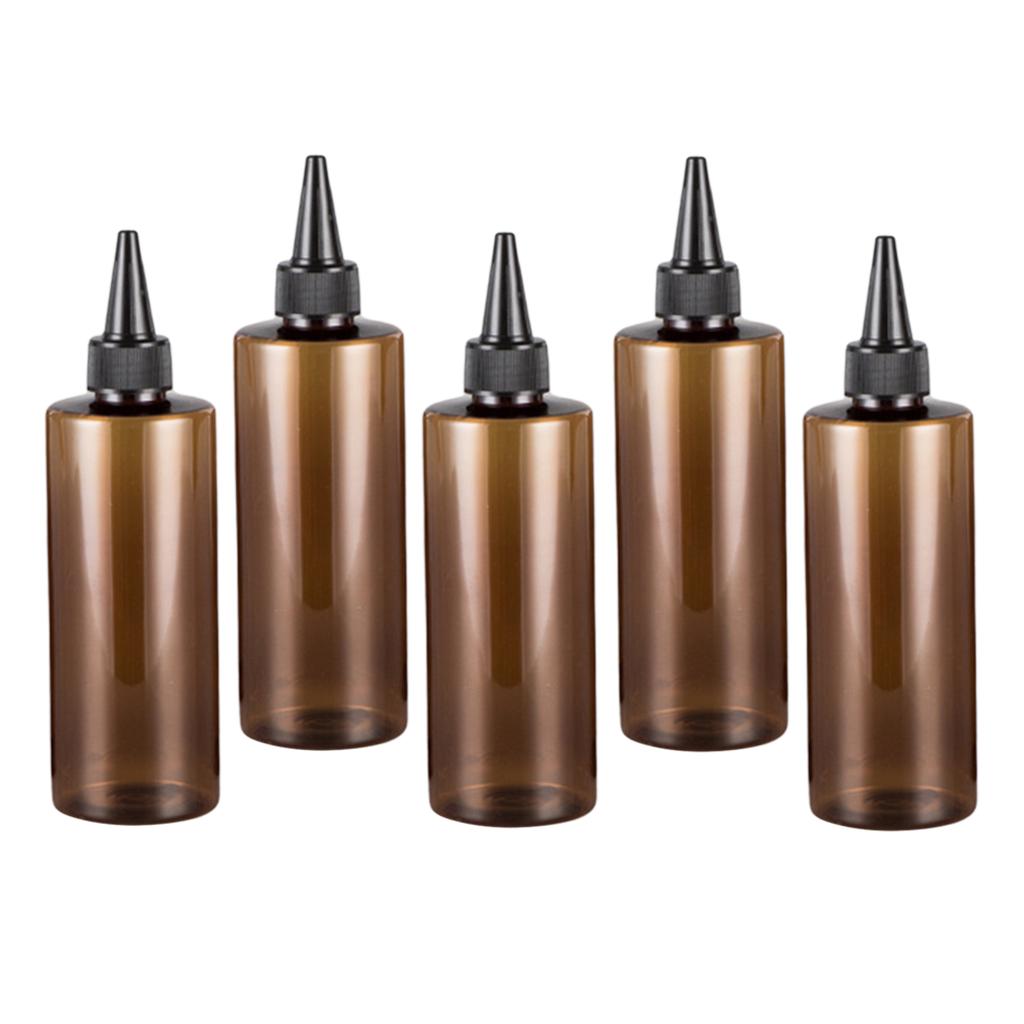 Set 5 Chai Rỗng Bằng PET Dùng Nhuộm Tóc