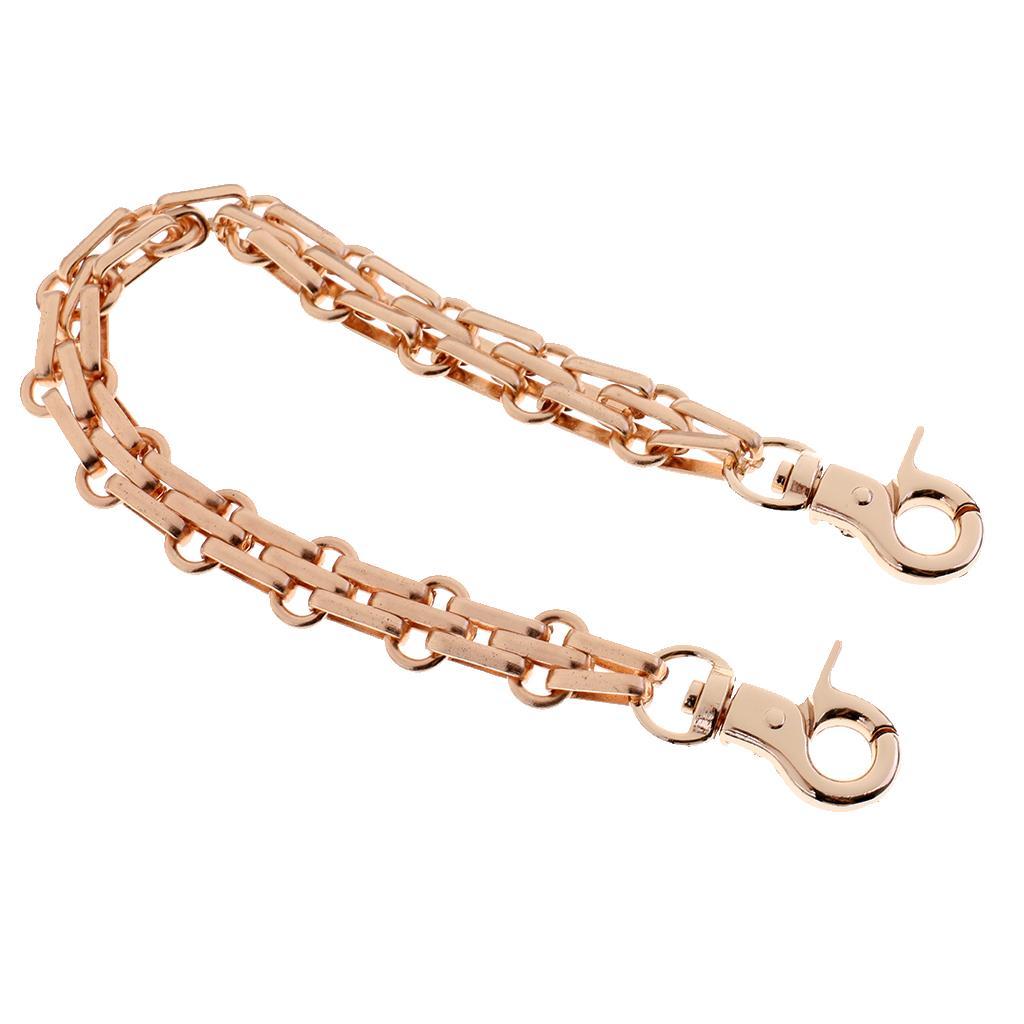 2pcs 25cm Metal Purse Chain Strap Handle Shoulder Bag Replacement