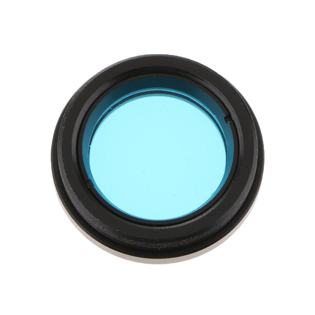 1.25" Astronomy Telescope Eyepiece Lens 7.5mm-22.5mm &Color Filter Blue