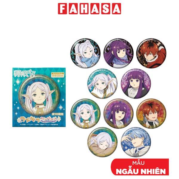 Huy Hiệu Trang Trí - Glittery Can Badge Collection - Ensky (Mẫu Sản Phẩm Bên Trong Là Ngẫu Nhiên)
