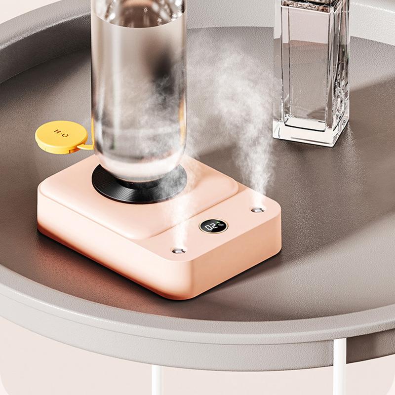 Retro Hát Tự Động Mini Máy Tạo Độ Ẩm Không Khí Tinh Máy Khuếch Tán Tinh Dầu Cho Nhà Xe Hơi USB Phun Sương Tạo Ẩm Hình Ếch Con Phun Sương Tạo Có Đèn LED Đèn Ngủ