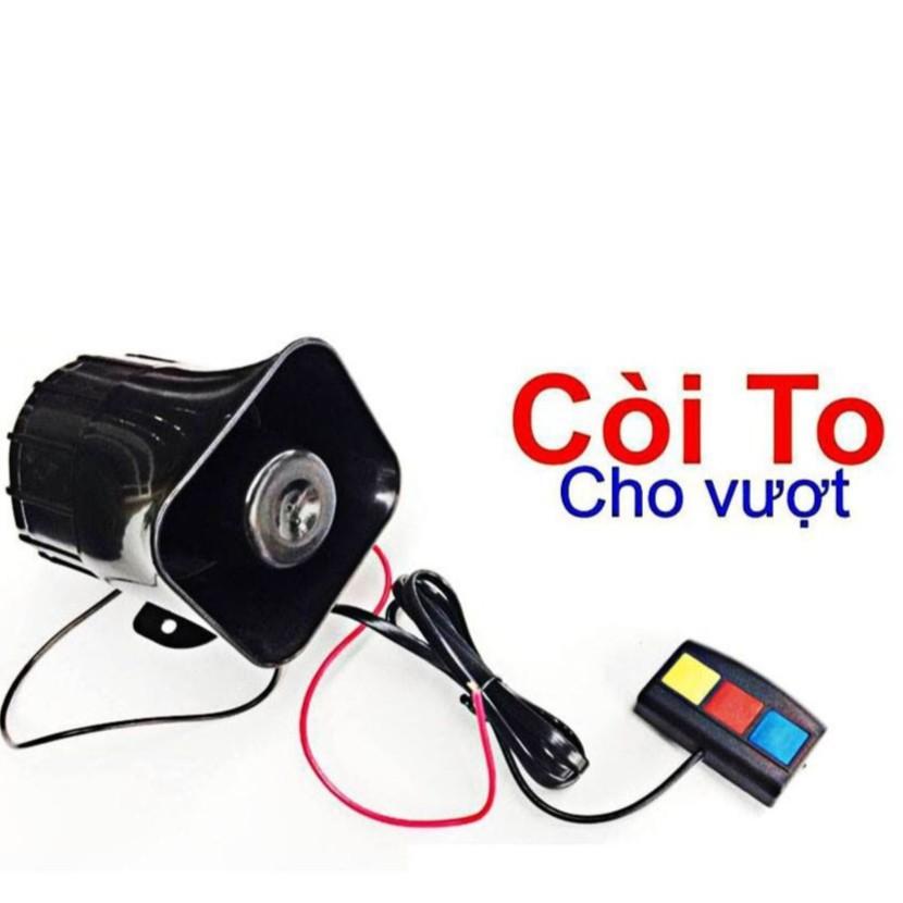 Còi hú 3 chế độ âm thanh lớn dành cho ô tô xe máy xe đạp điện