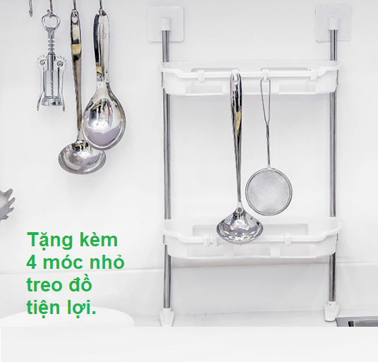 Kệ nhà tắm 3 tầng đa năng, Kệ để đồ nhà bếp, nhà vệ sinh toilet 3 ngăn dán tường, tiết kiệm không gian -GD543-KNT-3T