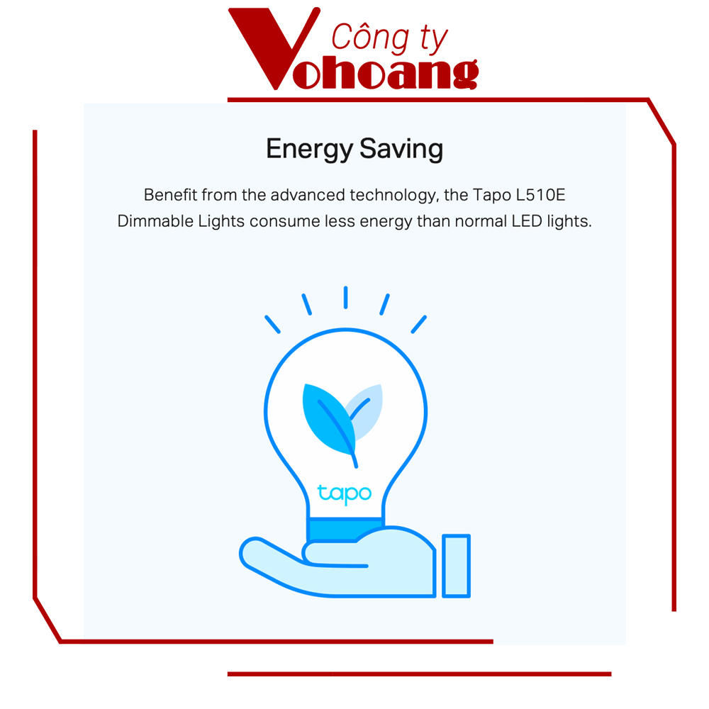 Bóng Đèn Wifi Thông Minh TP-Link Tapo L510E Điều Chỉnh Ánh Sáng - Hàng Chính Hãng