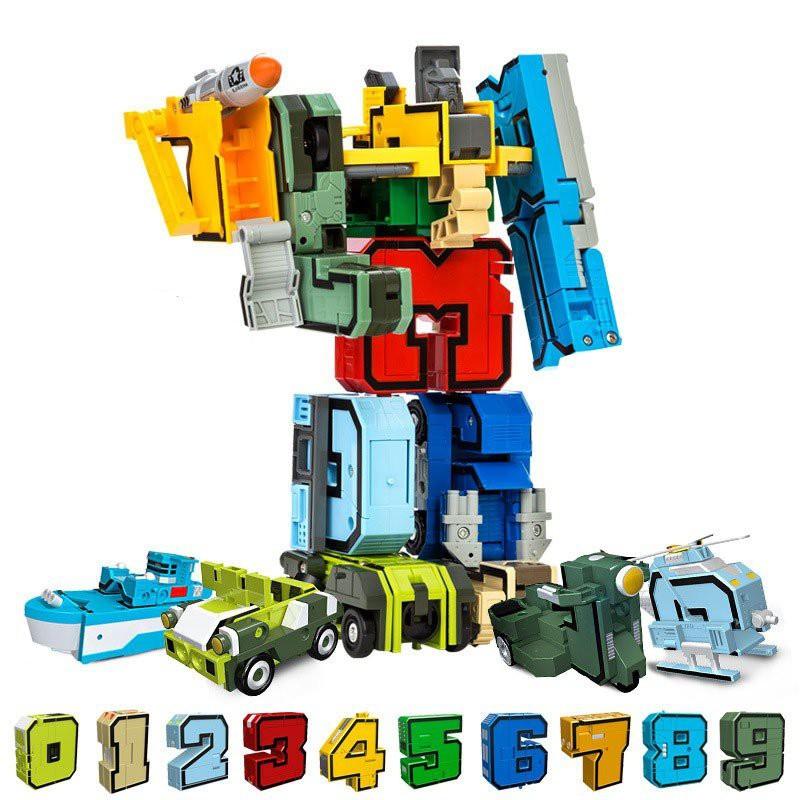 Các Con Số Biến Hình Thành Robot (Lắp ghép thành Robot lớn)