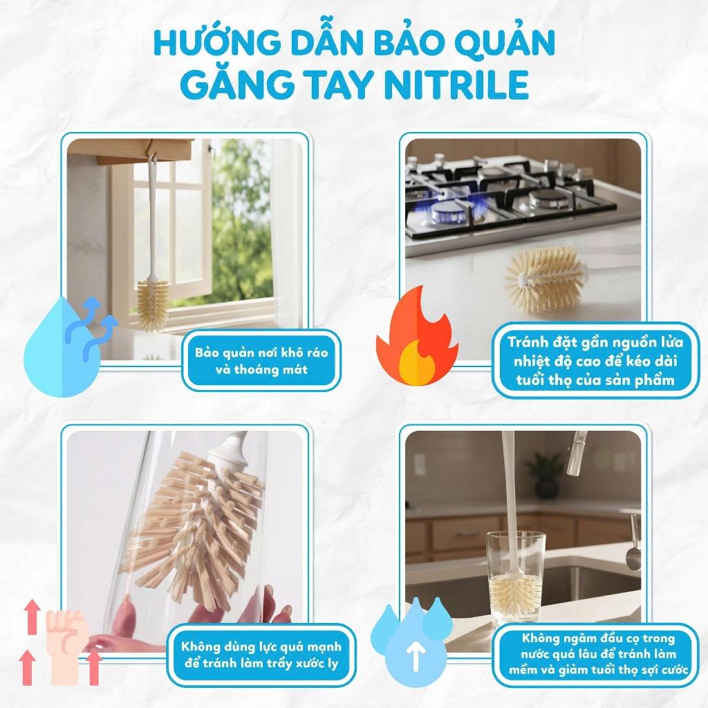 [Combo] Cây rửa ly kháng khuẩn đầu chải mền mại MyJae