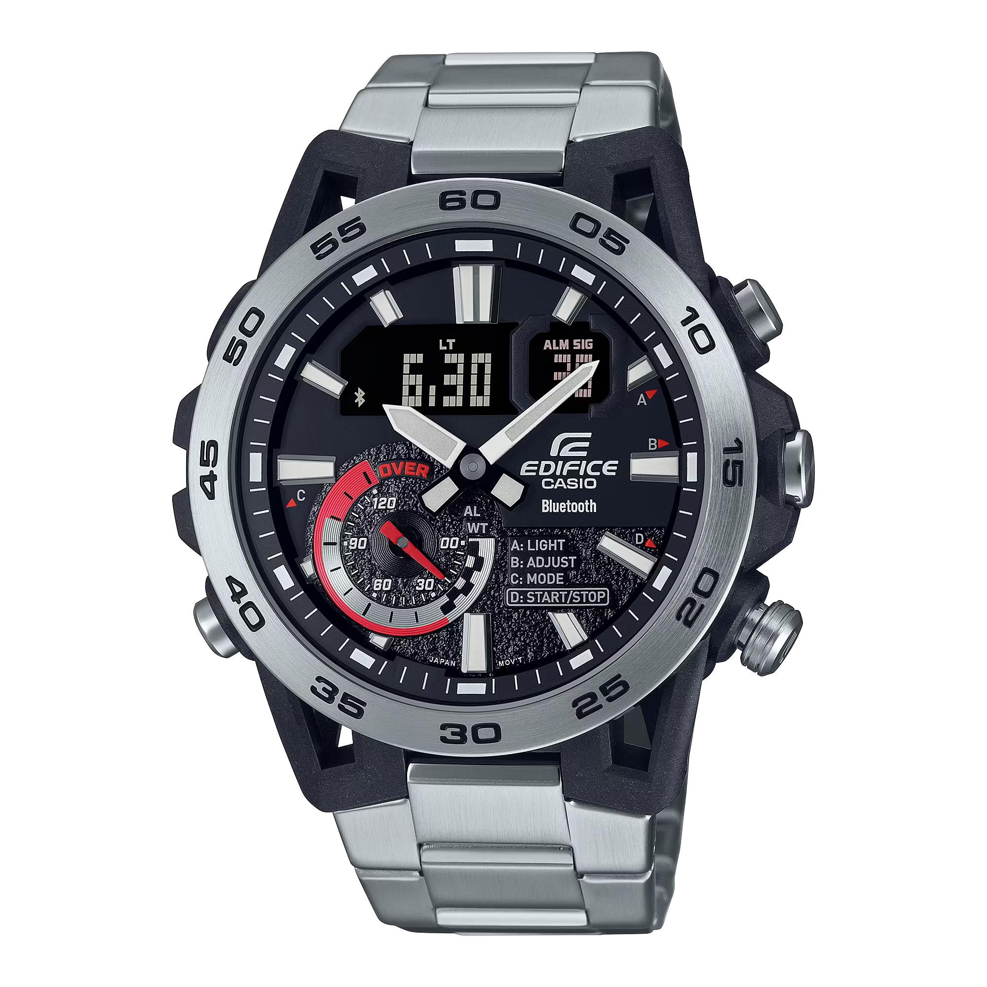 Đồng Hồ Nam Dây Thép Casio Edifice ECB-40D-1A Bluetooth | ECB-40D-1ADF Chính Hãng