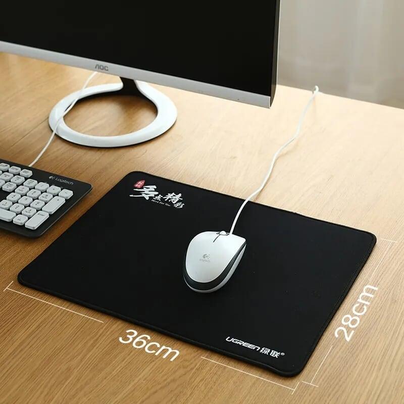 Ugreen UG40405LP126TK Màu đen Mouse Pad kích thước 360*280*4mm - HÀNG CHÍNH HÃNG