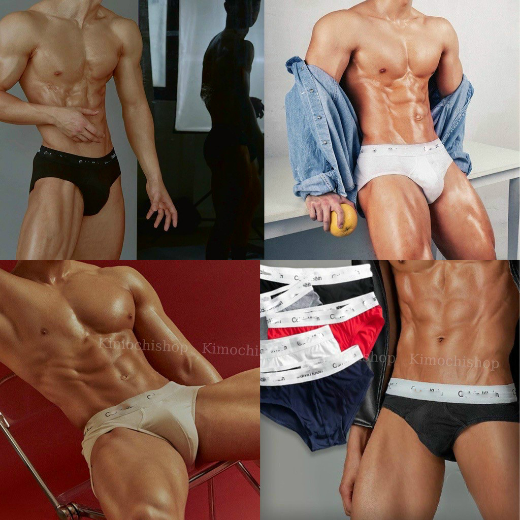 Combo 5 quần lót nam tam giác nhiều màu  cotton cao cấp co dãn thấm hút tốt