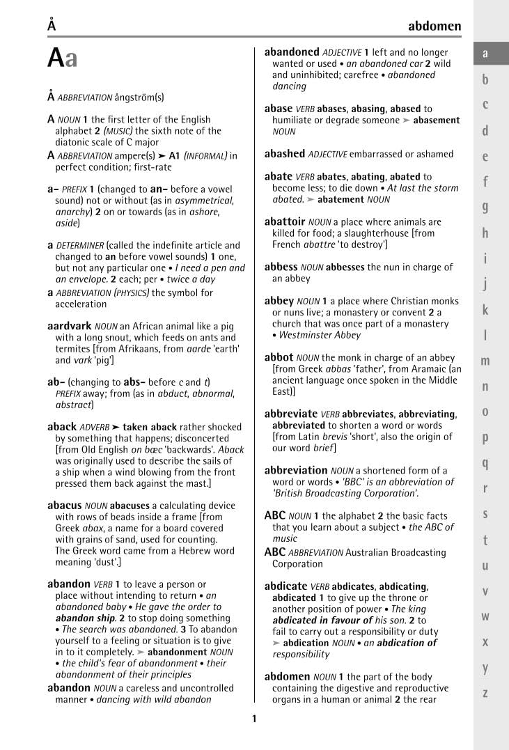 Từ điển Anh - Anh: Oxford Student's Dictionary