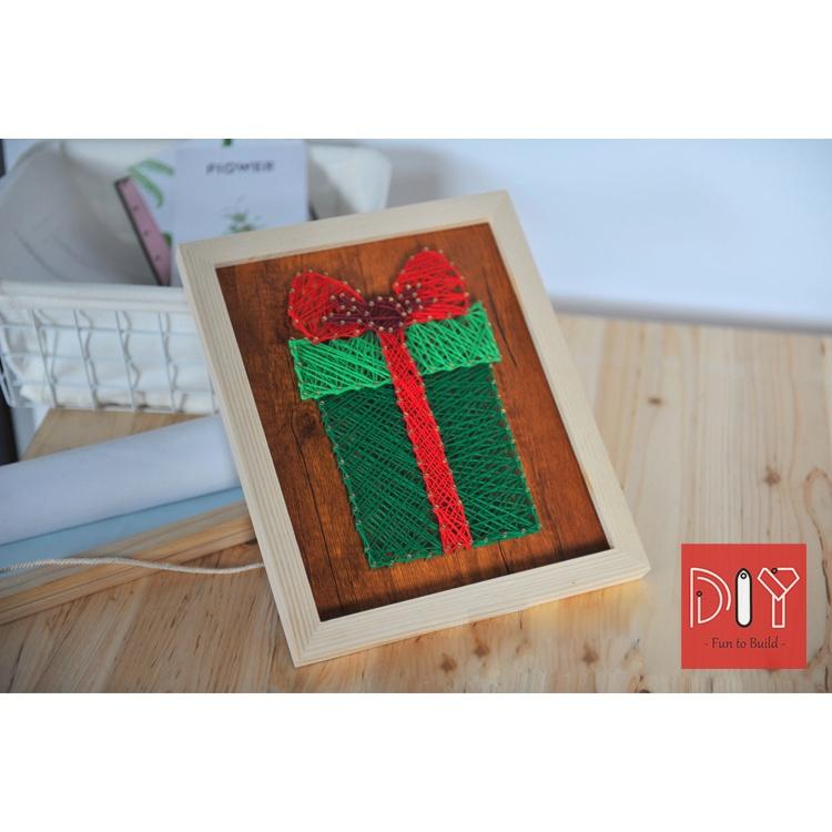 Tranh Chỉ Đinh Tranh Dây - Mẫu Noel Giáng Sinh