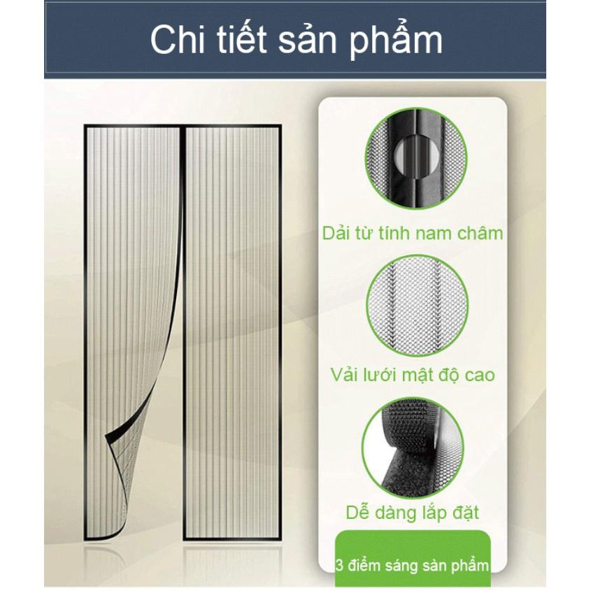 Rèm cửa tự động rèm cửa chống muỗi côn trùng gắn bằng từ tính nam châm -