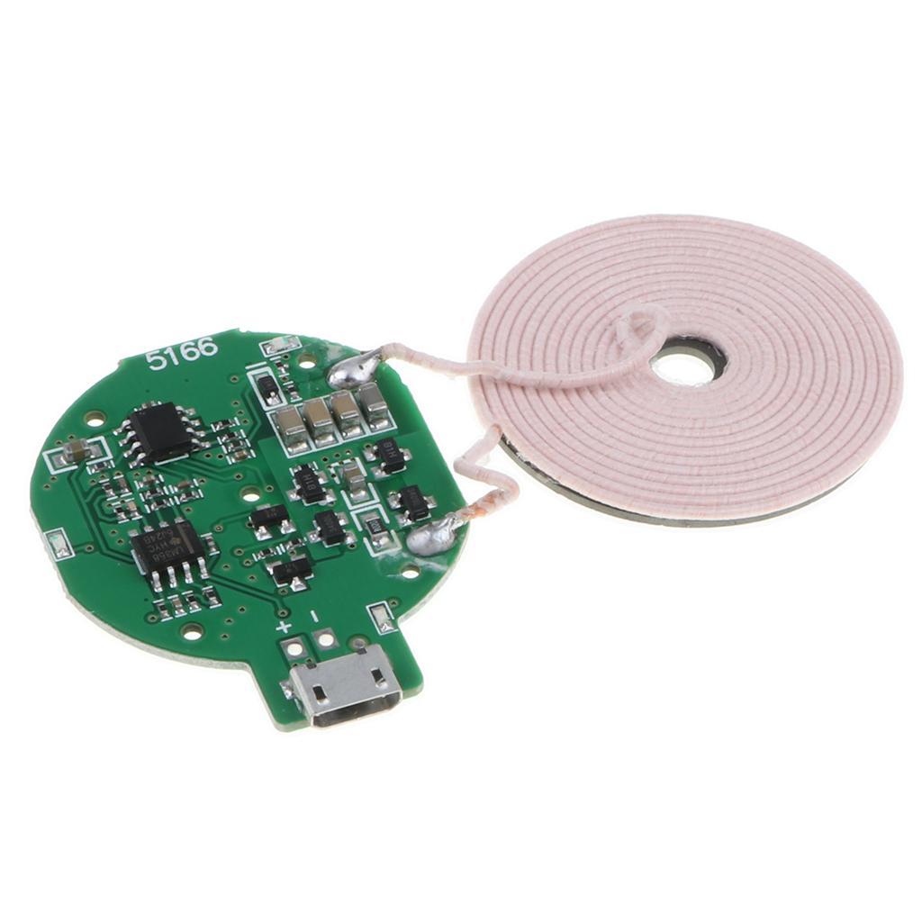 3-4pack Qi Wireless Charger PCBA Circuit Board with Coil Wireless Charging