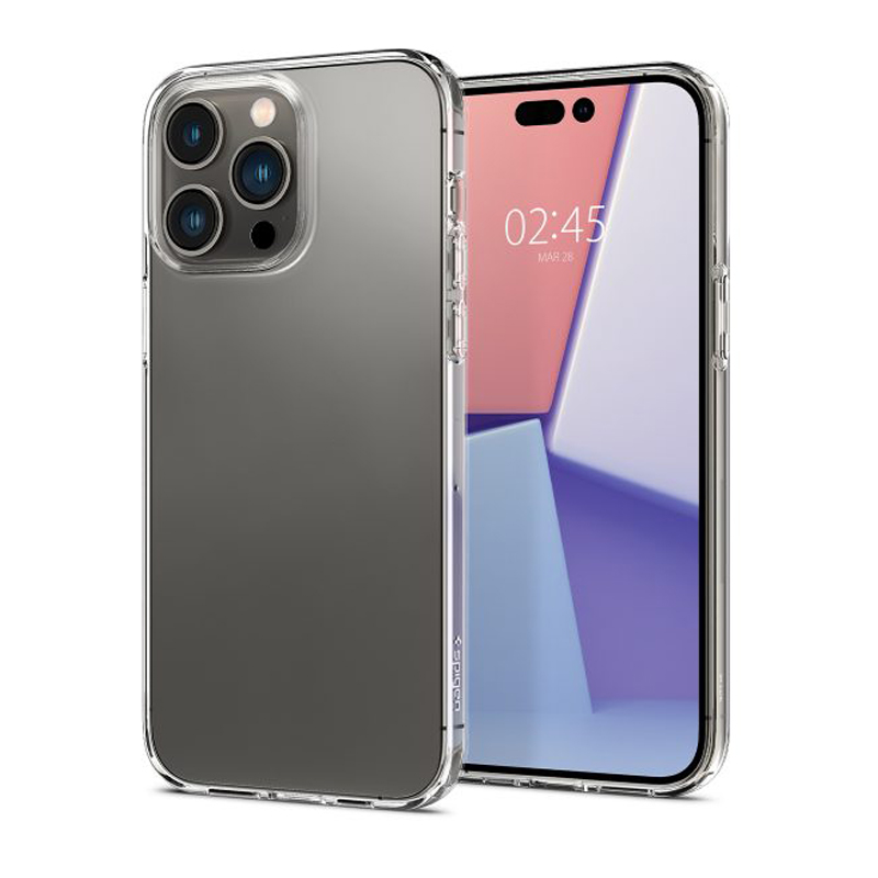Ốp lưng Spigen dành cho iPhone 14 Promax Liquid Crystal Clear - Hàng chính hãng