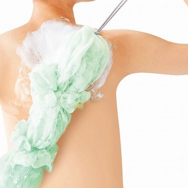 Bông tắm Nylon Body Washer có quai cầm 2 bên tiện dụng  - Giao màu ngẫu nhiên