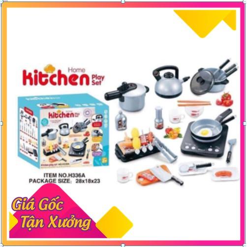 Đồ chơi nấu ăn 36 món - bộ nấu ăn 36 chi tiết an cho bé giúp bé làm quen với các dụng cụ nhà bếp