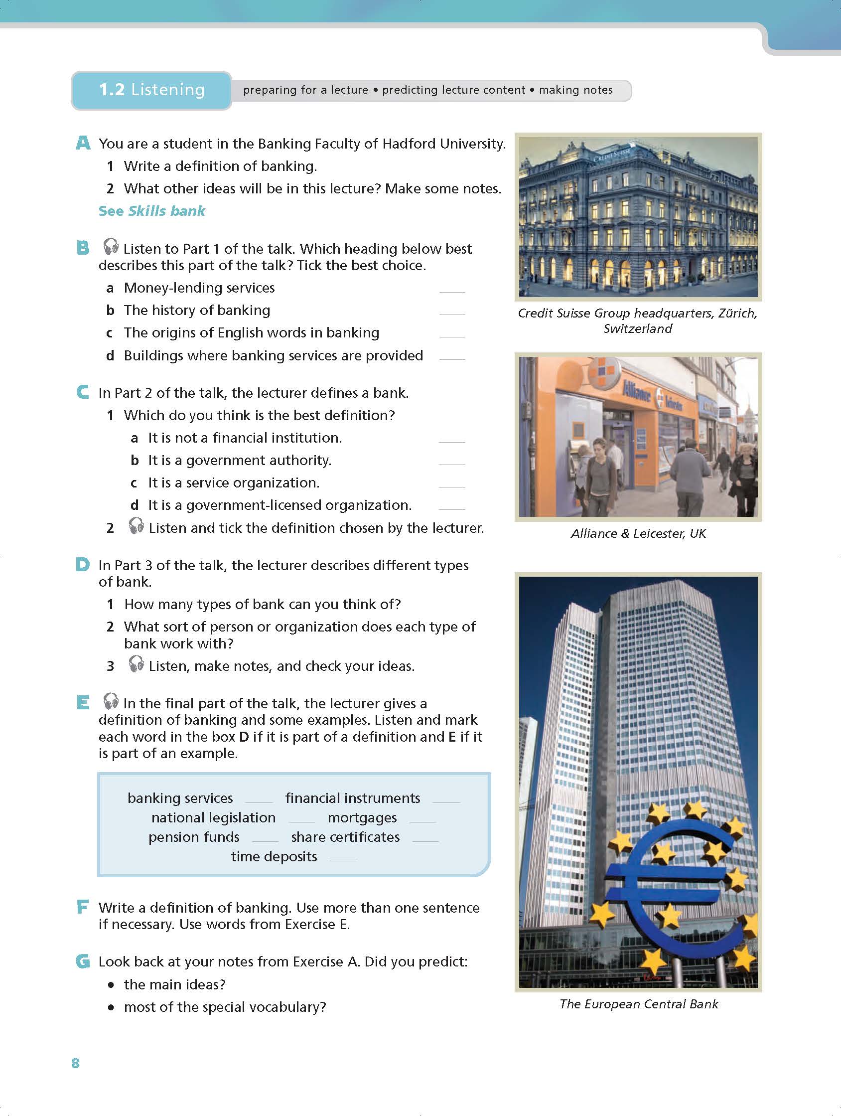 English for Banking in Higher Education Studies - Course Book