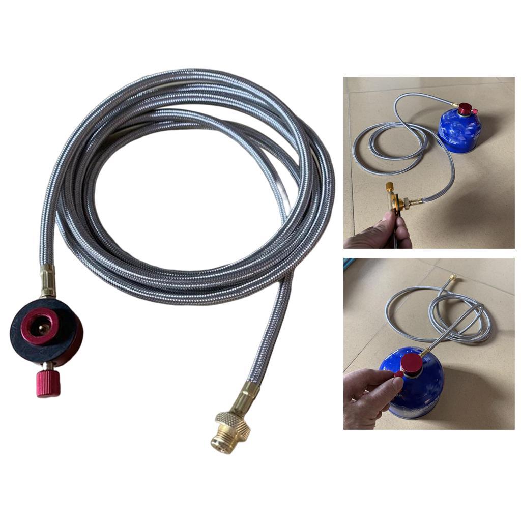 Adjustable  Regulator Hose Gas Tank  Camping  Burner