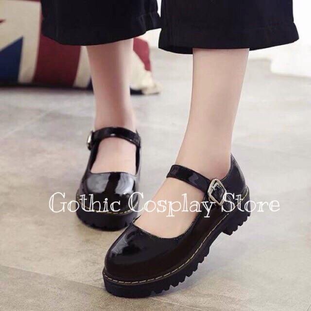 Giày búp bê lolita Mary Janes quai ngang cosplay học sinh Nhật Bản ( size 35 - 39 ) 902