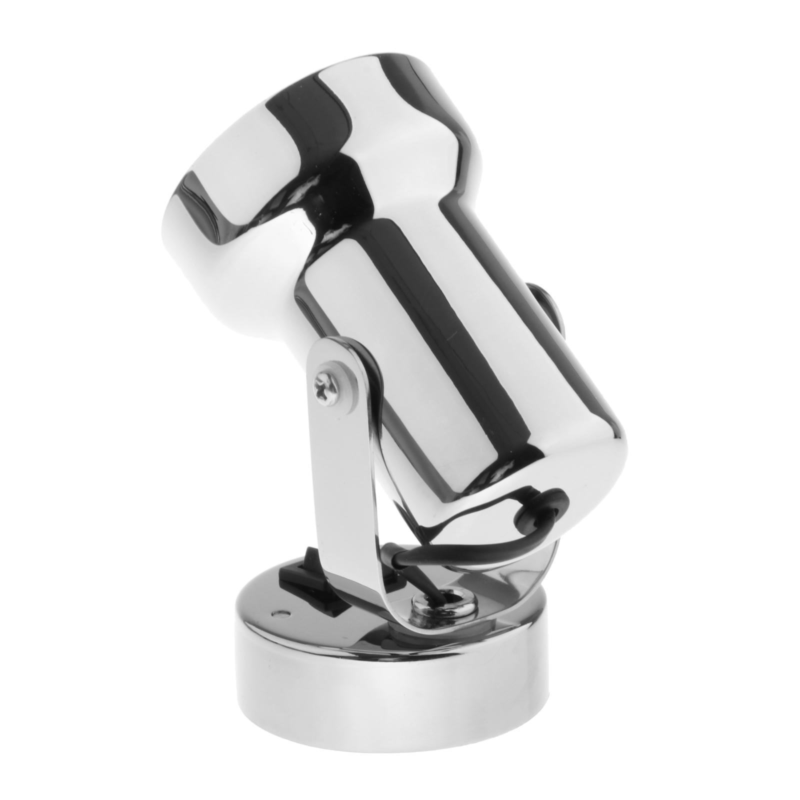 12V Marine Boat Interior LED Reading Light 3W RV Boat Camper Warm White Wall Lamp