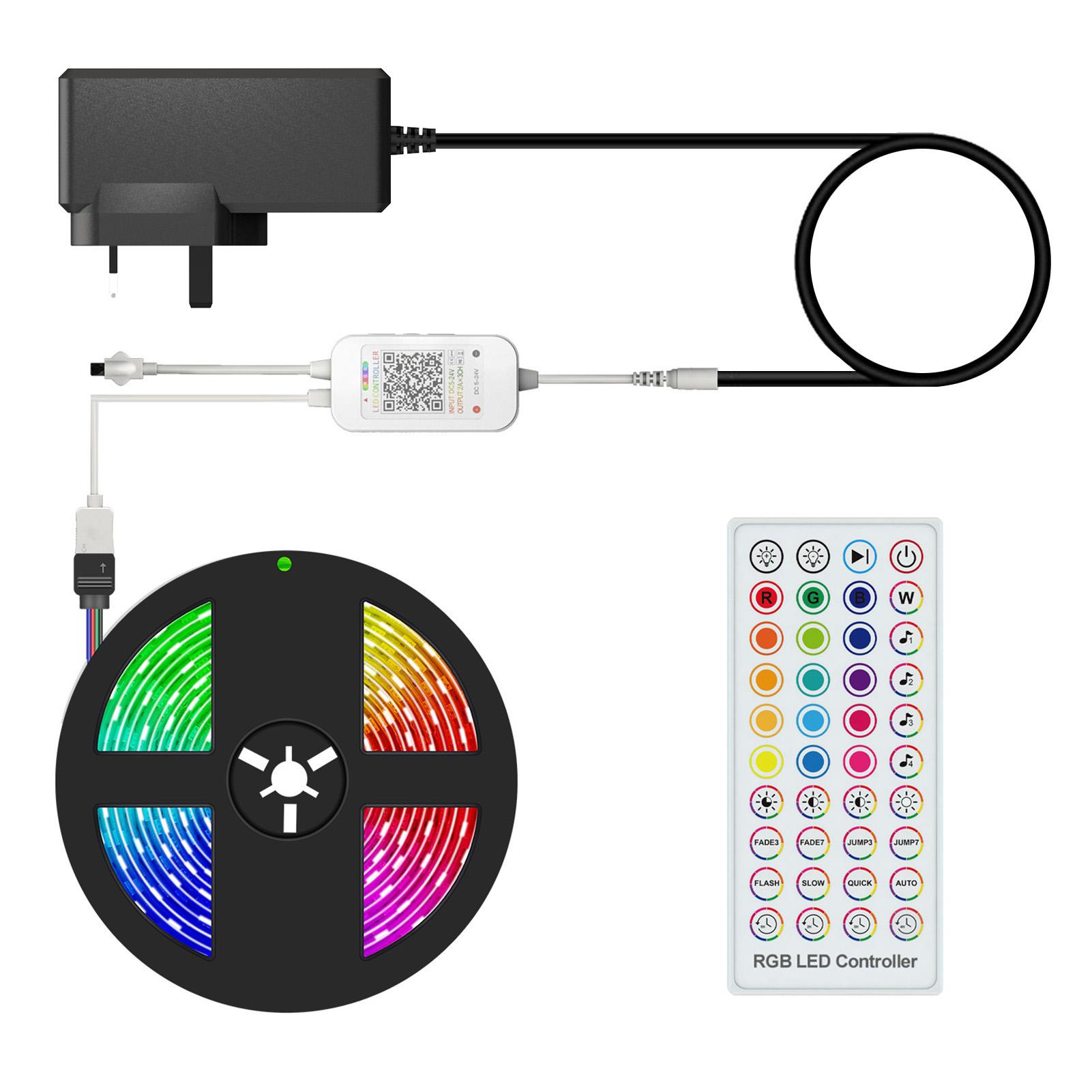 Đèn LED dải thông minh có thể đổi màu và điều khiển từ xa