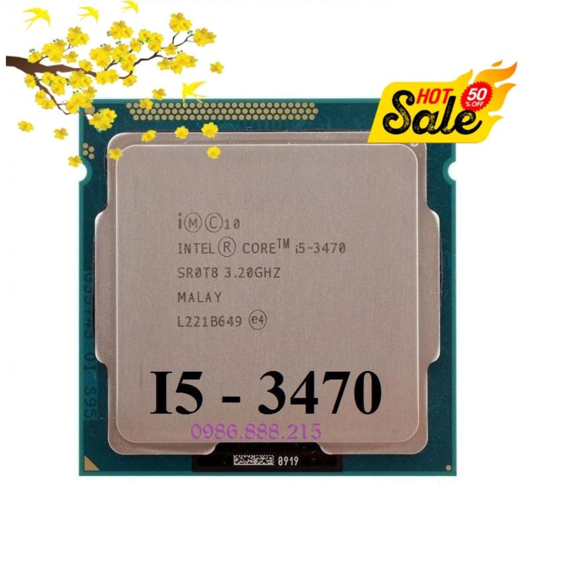 Bộ vi xử lý Intel CPU Core i5-8400/ i5 6500/ i5 4570/ i5 3470 / i5 2400  3.20GHz , 4 lõi 4 luồng , 4MB Cache Socket Intel LGA 1151 Hàng Chính Hãng