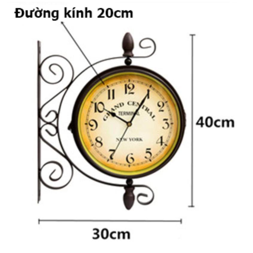 Đồng Hồ 2 mặt Terminal - 2-sided Clock Terminal