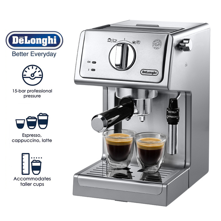 Máy pha cà phê Espresso cao cấp nhãn hiệu Delonghi ECP36.31 công suất 1100W - Hàng nhập khẩu