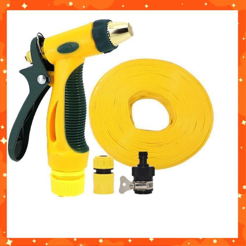Bộ dây vòi xịt nước rửa xe,tưới cây tăng áp 3 lần 3-5m 206317