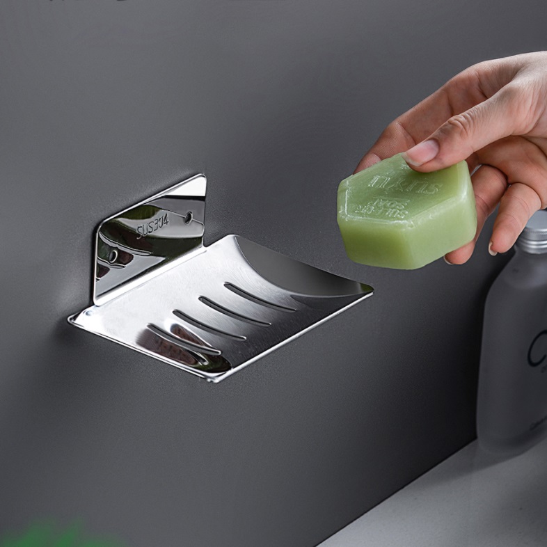 Khay đựng cục xà bông khô Inox 304