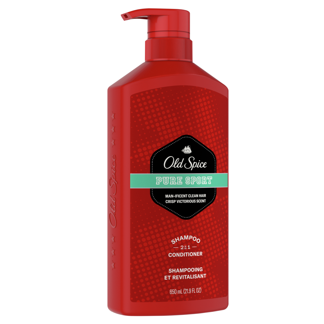 Combo 2 Dầu Gội OLD SPICE 2in1 Hương Nước Hoa Cho Nam Chai 650ml x2