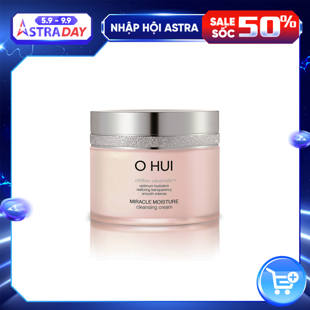 Kem Tẩy Trang Dưỡng Ẩm Ohui Miracle Moisture Cleansing Cream FI50241169 (200ml)