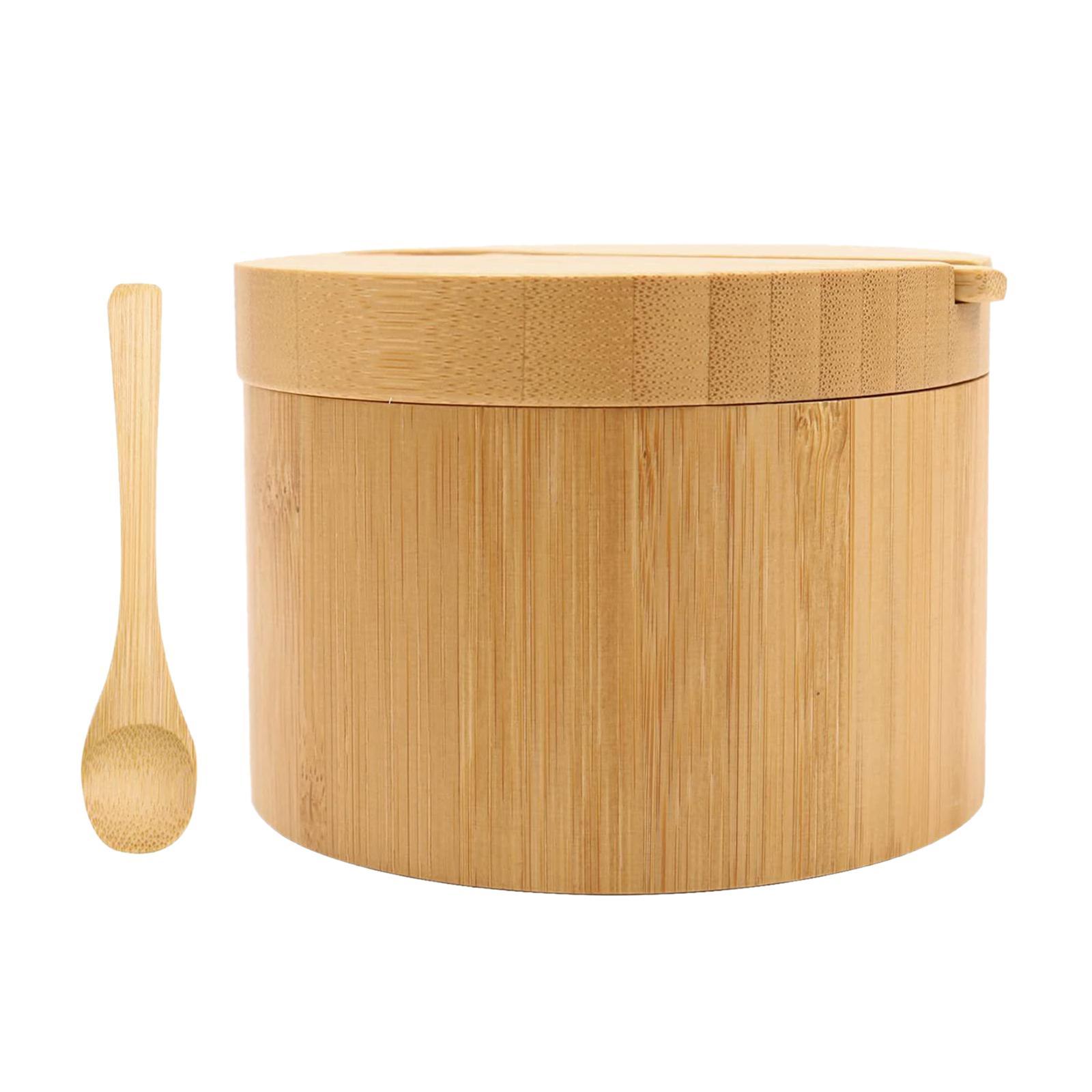 Wooden Spice Containers Multiuse Desk Office Storage for Home Cookie Kitchen