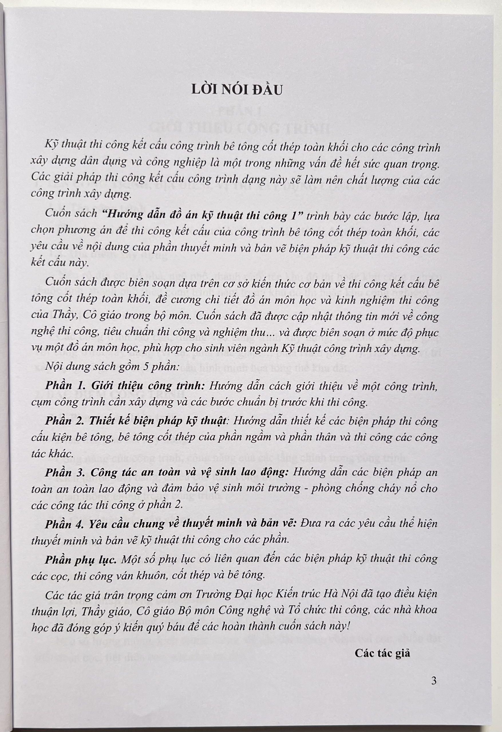 Sách - Hướng Dẫn Đồ Án Kỹ Thuật Thi Công 1
