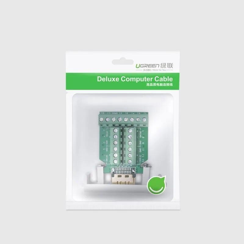 Ugreen UG2031520315TK Đầu HDMI âm tường bắt vít cao cấp - HÀNG CHÍNH HÃNG
