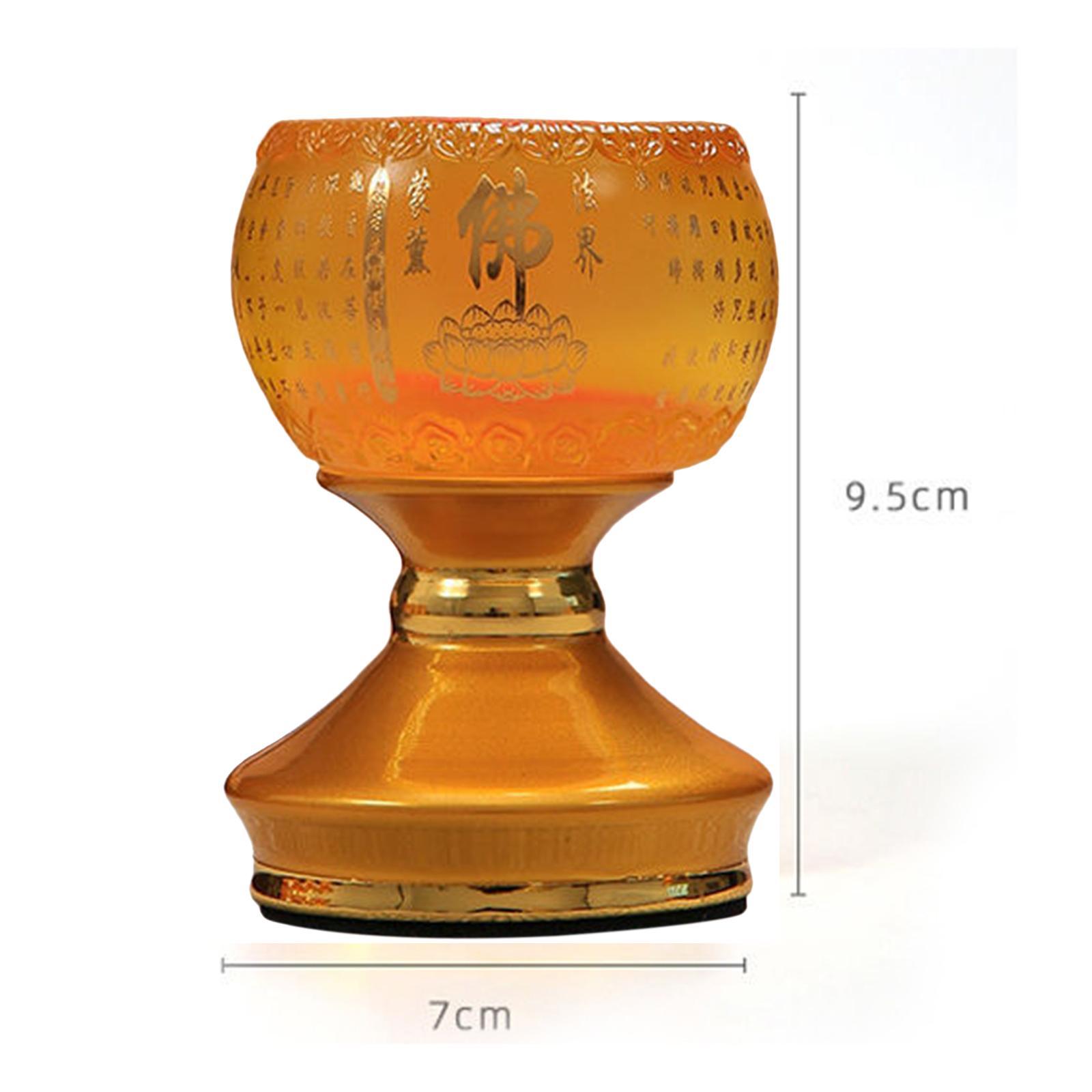 Ghee Lamp Holder Candle Holder Butter Lamp Holder for Bedroom Home Ornament