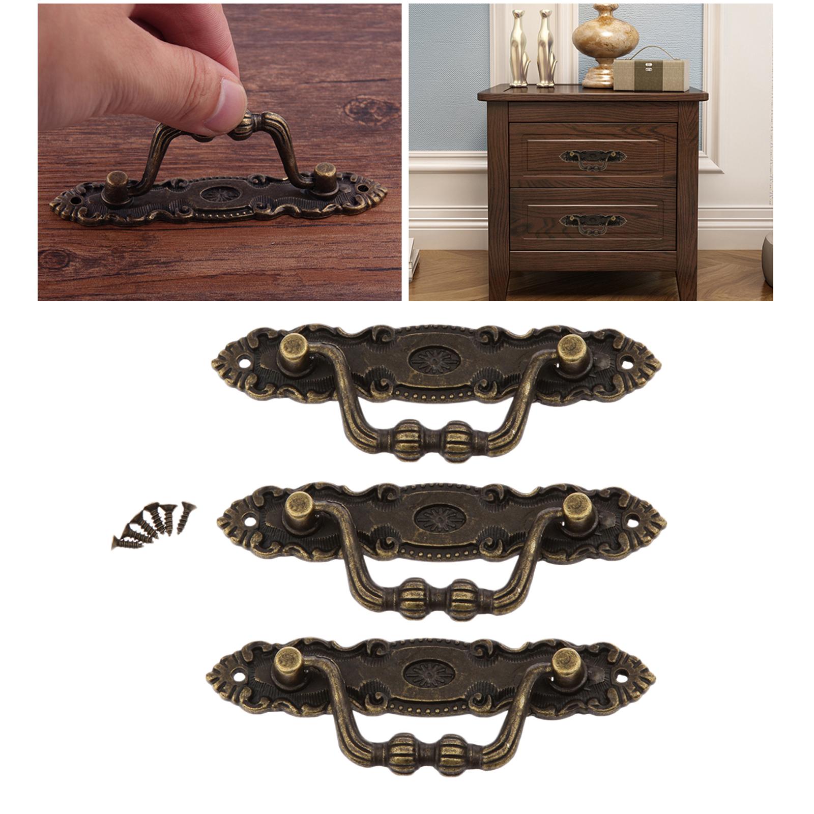 Retro Furniture Pull Handles for Drawer Door Cabinet Jewelry Box