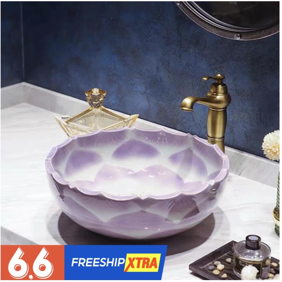 Lavabo đặt bàn mỹ thuật