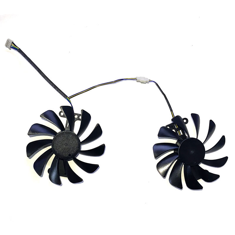 2pcs/lot DIY 95MM 4PIN GFM10012H12SPA For Gainward GeForce GTX 1070/1070ti Herd Edition GPU Cooler Palit GTX 1080 GTX1070 OC Video Fans