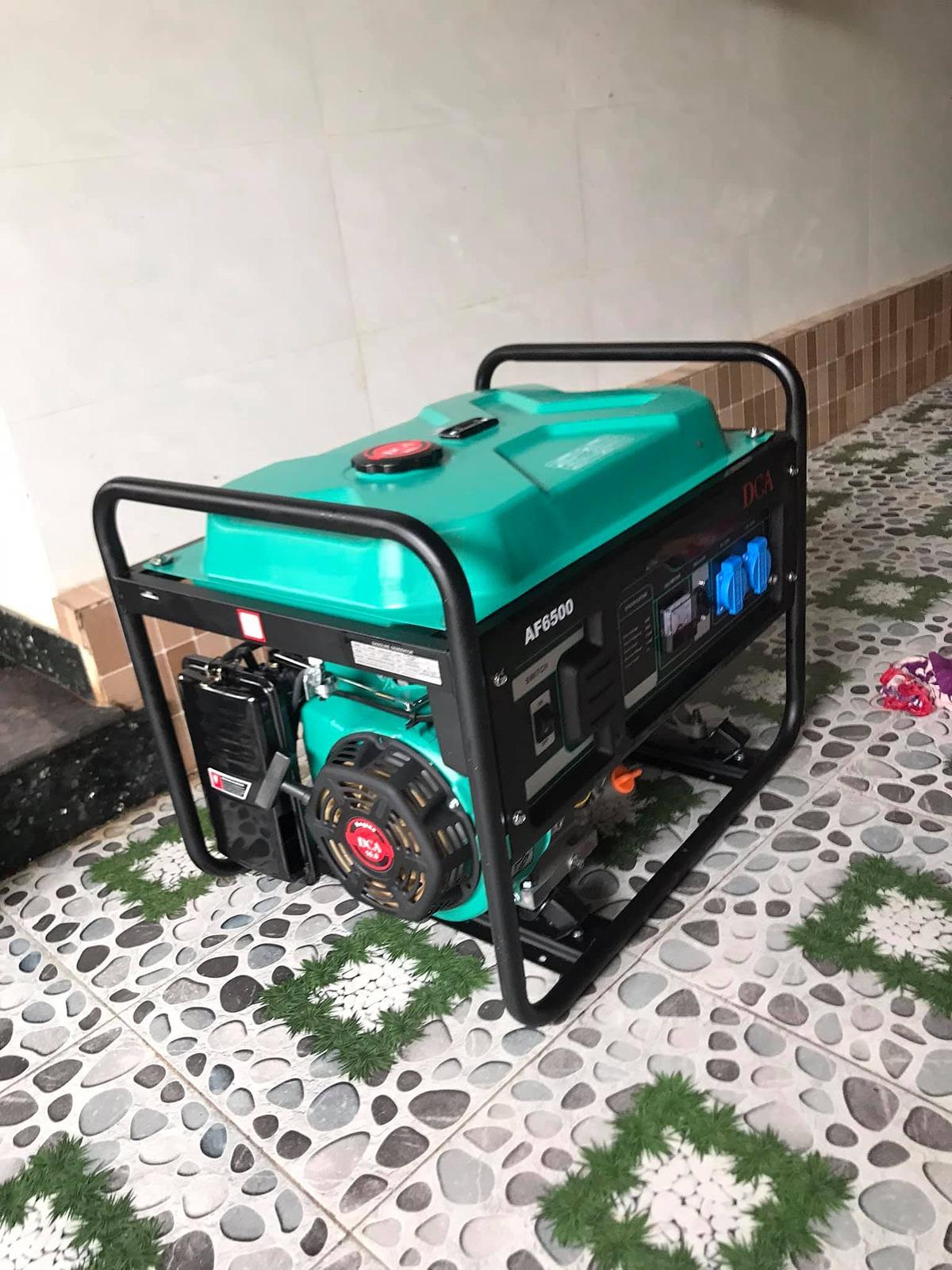 MÁY PHÁT ĐIỆN XĂNG 188F, 389CC DCA AF6500 - HÀNG CHÍNH HÃNG