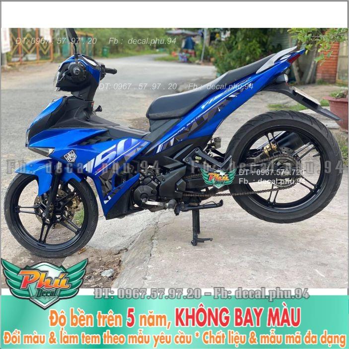 Tem rời Exciter 150 Xanh đen Gp