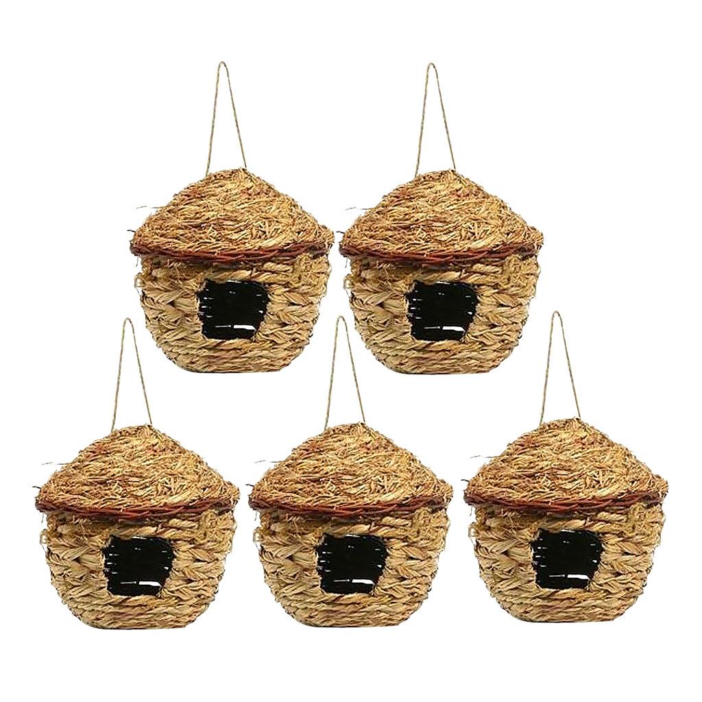 5 Cái Động Vật Hoang Dã Chim Trưởng Phòng Tổ Tay Sáng Tạo Nhà Chim Bãi Cỏ Trang Trí