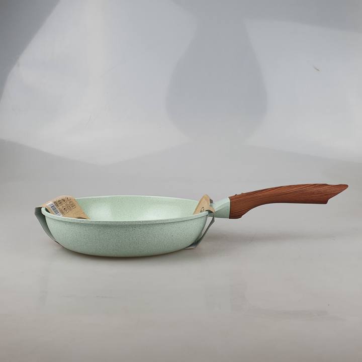 Chảo đúc 7 lớp chống dính đáy từ dùng trên mọi loại bếp Greencook GCP06-20 size 20cm, sâu 5.8cm, hàng y hình-Hàng chính hãng