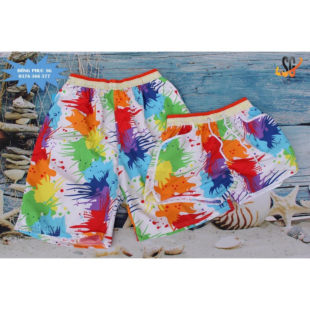 Nguyên Bộ Đi Biển Happy Holiday - Đủ Size (DDB103)