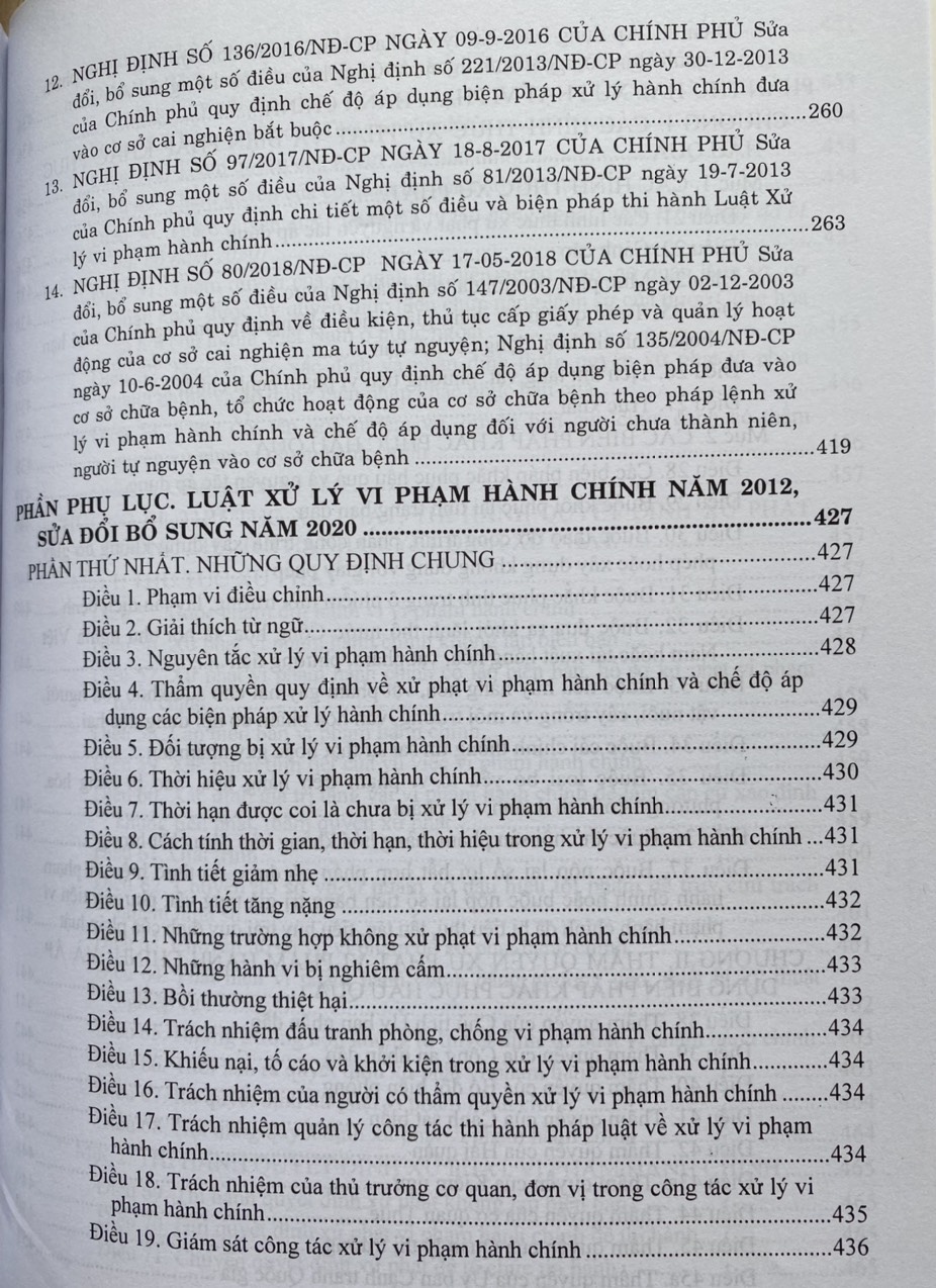 Thủ Tục Xử Phạt Vi Phạm Hành Chính Và Thi Hành Quyết Định Xử Phạt Vi Phạm Hành Chính