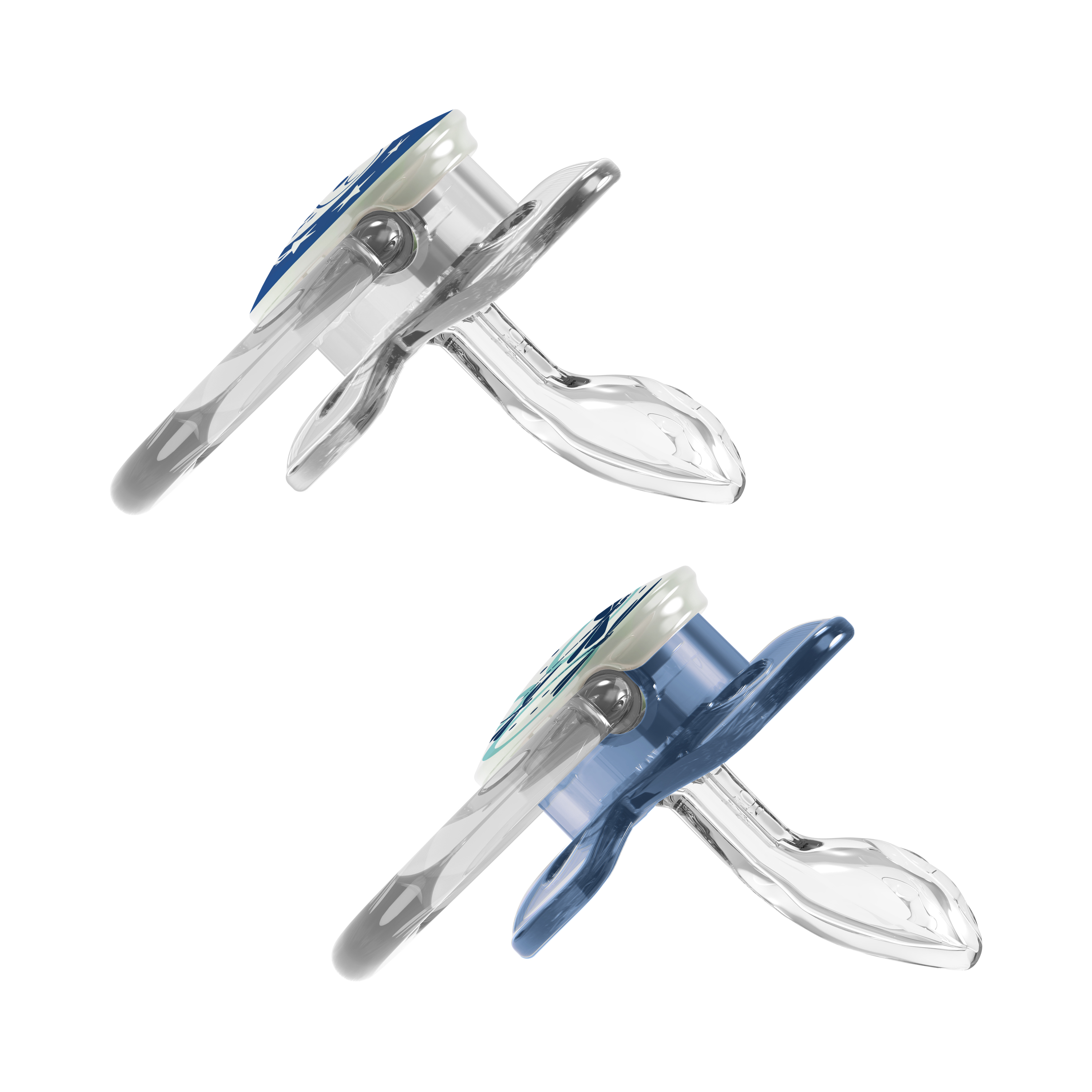 [ PV22007 ] Set 2 ty ngậm hỗ trợ chống đột tử/chỉnh nha/chống vẩu Dr.Brown's Prevent, phát sáng dạ quang ( 6-18m )