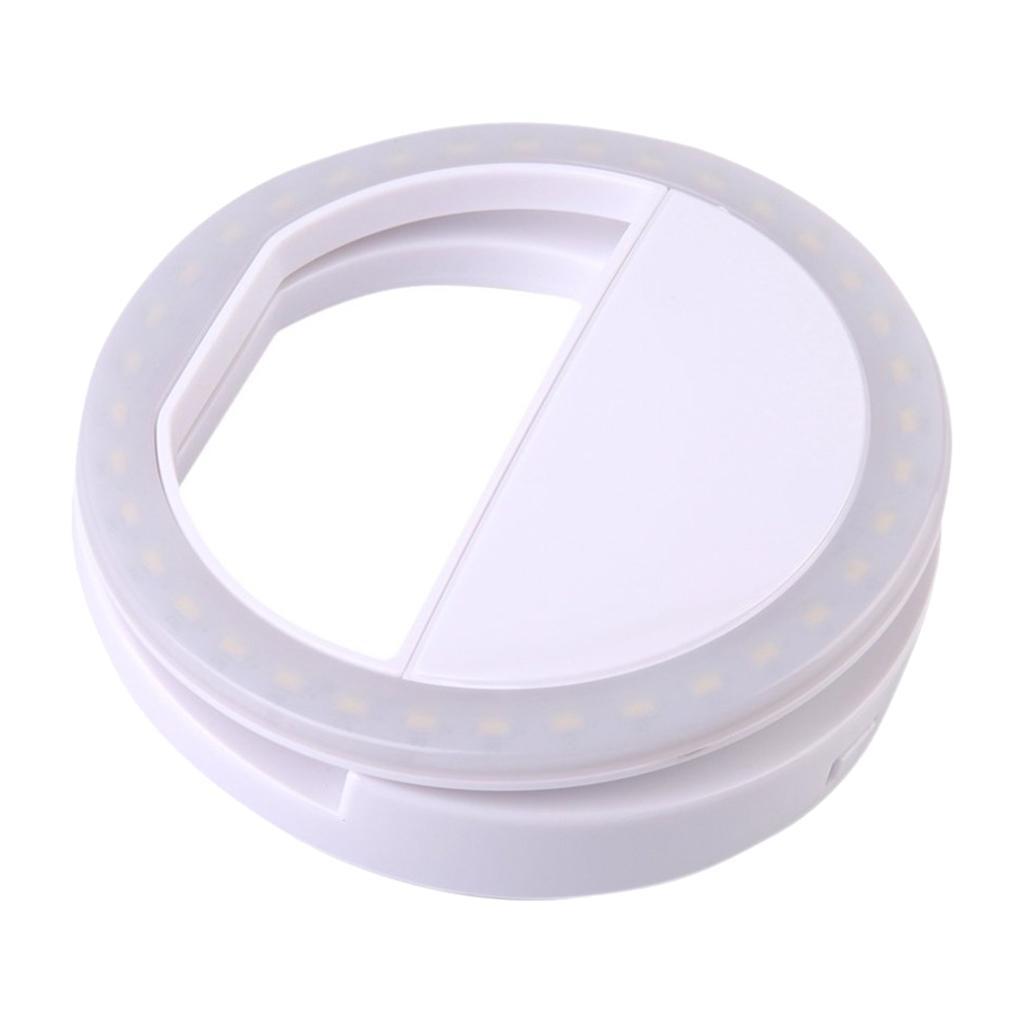 Mini Portable 36LED Fill-in USB Selfie Light Lamp For Mobilephone White