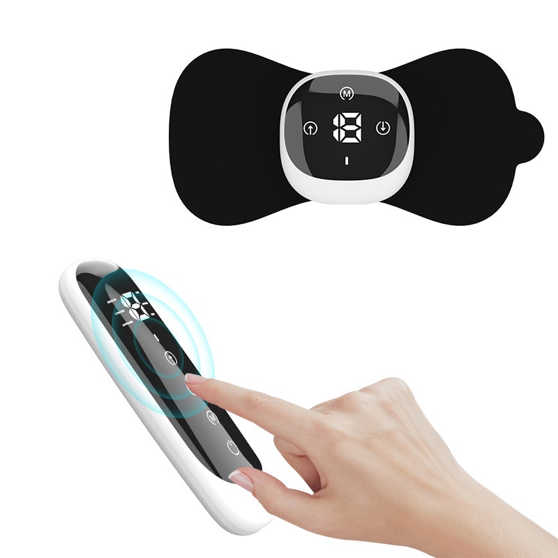 Máy Mát Xa Xung Tần Số Thấp Heating Vibration Neck EMS Massager